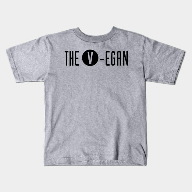 The V-egan Kids T-Shirt by nerdyveganshop